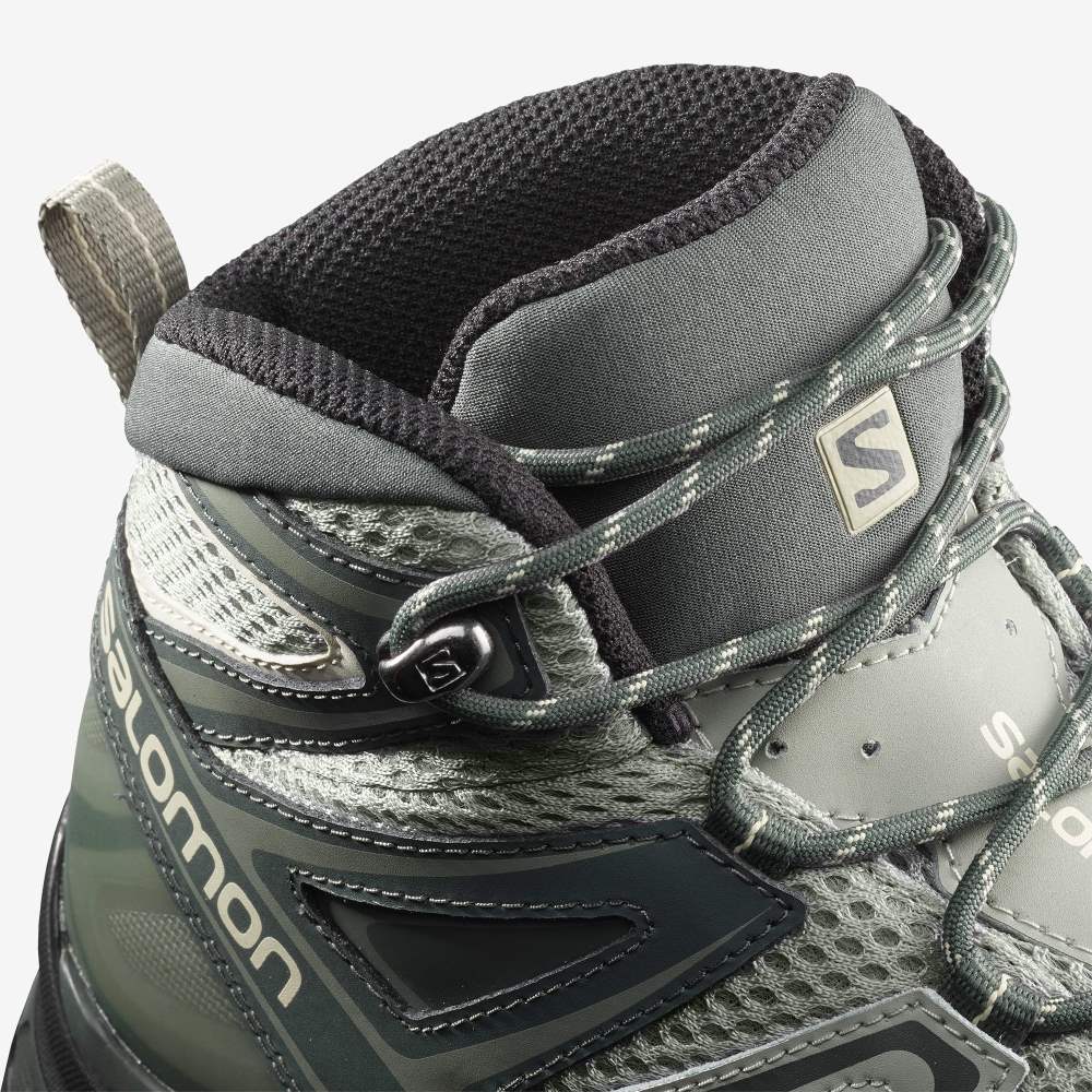 Grey Salomon X Ultra Mid 3 Aero Women's Hiking Shoes | 358961SJR