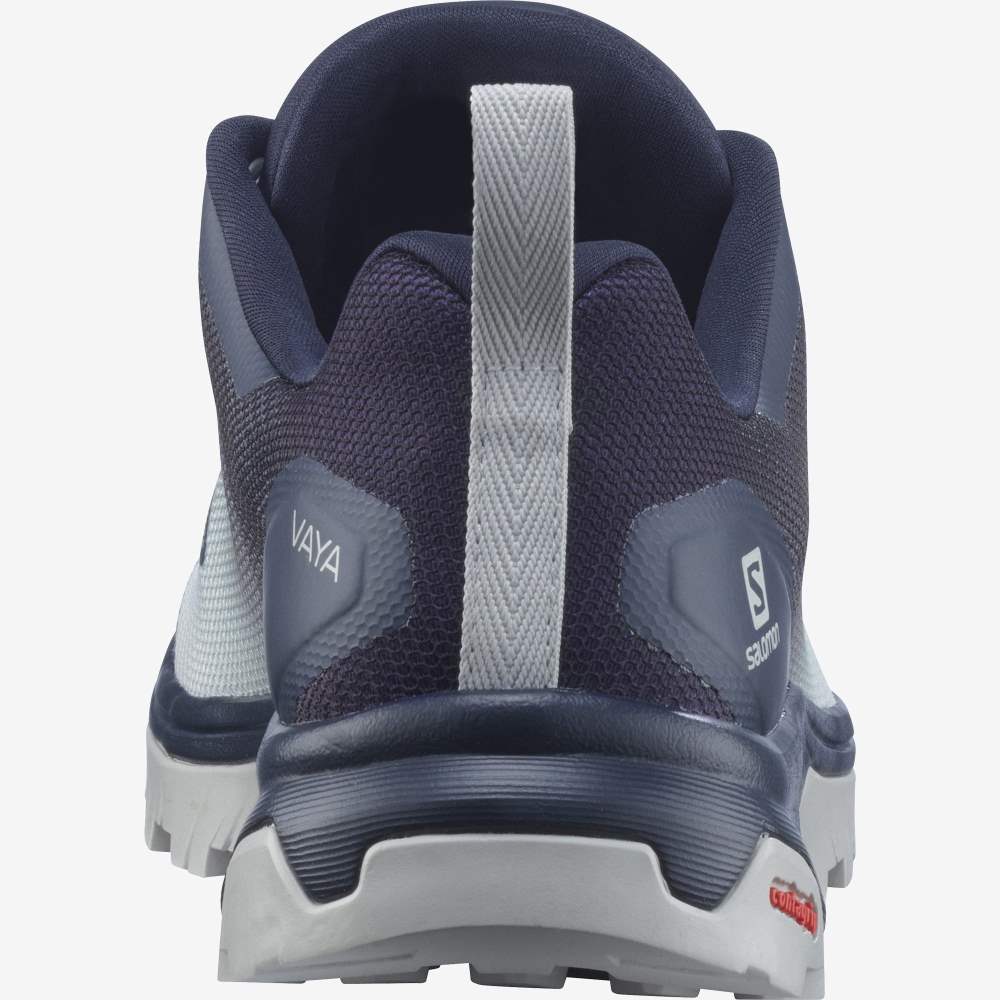 Indigo Grey Salomon Vaya Women's Hiking Shoes | 790146RLG