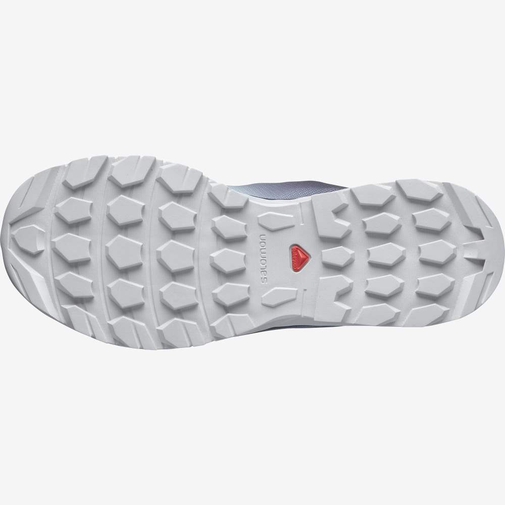 Indigo Grey Salomon Vaya Women's Hiking Shoes | 790146RLG