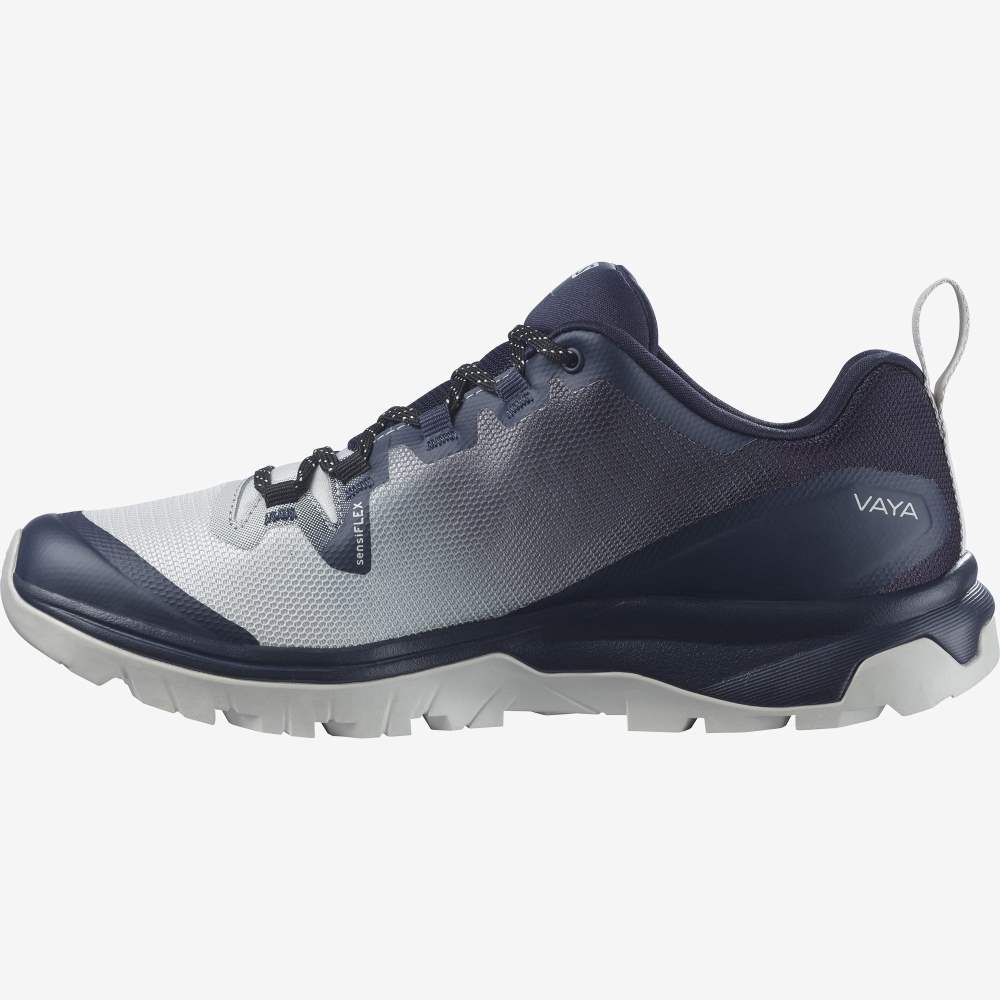Indigo Grey Salomon Vaya Women's Hiking Shoes | 790146RLG