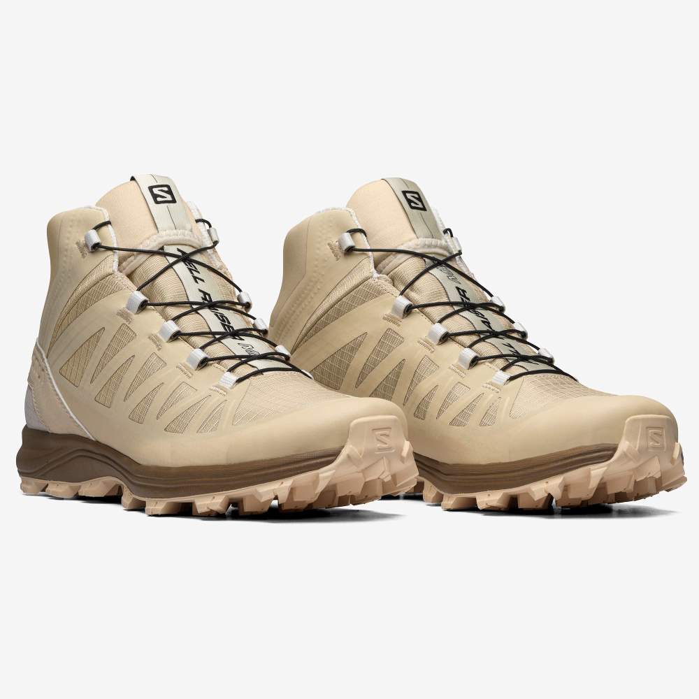 Khaki Salomon Fell Raiser For Gr10k Women's Sneakers | 423501SMQ