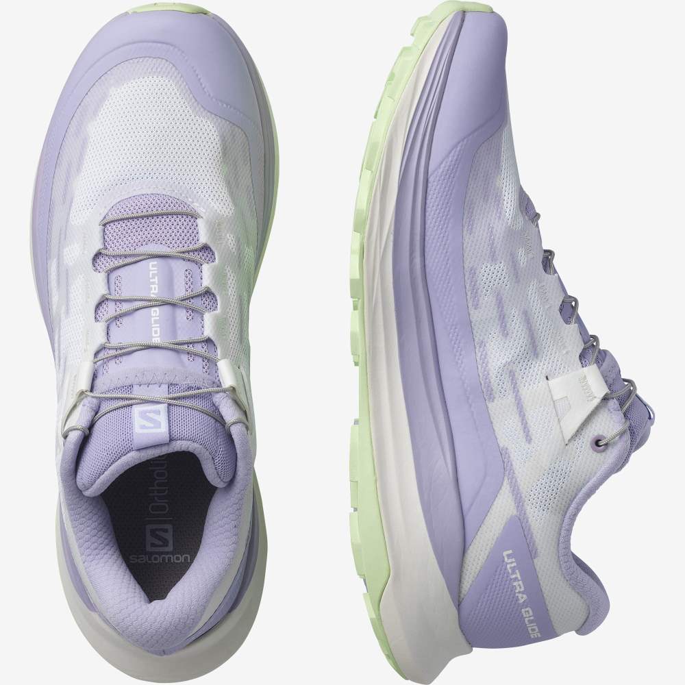 Lavender Salomon Ultra Glide Women's Trail Running Shoes | 856407TRF