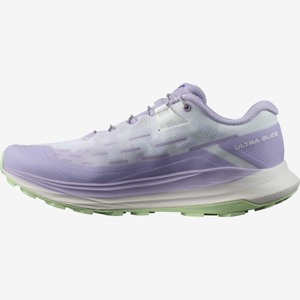 Lavender Salomon Ultra Glide Women's Trail Running Shoes | 856407TRF