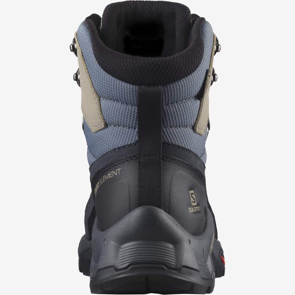 Light Blue Salomon Quest Element Gore-Tex Women's Hiking Shoes | 873694YXP