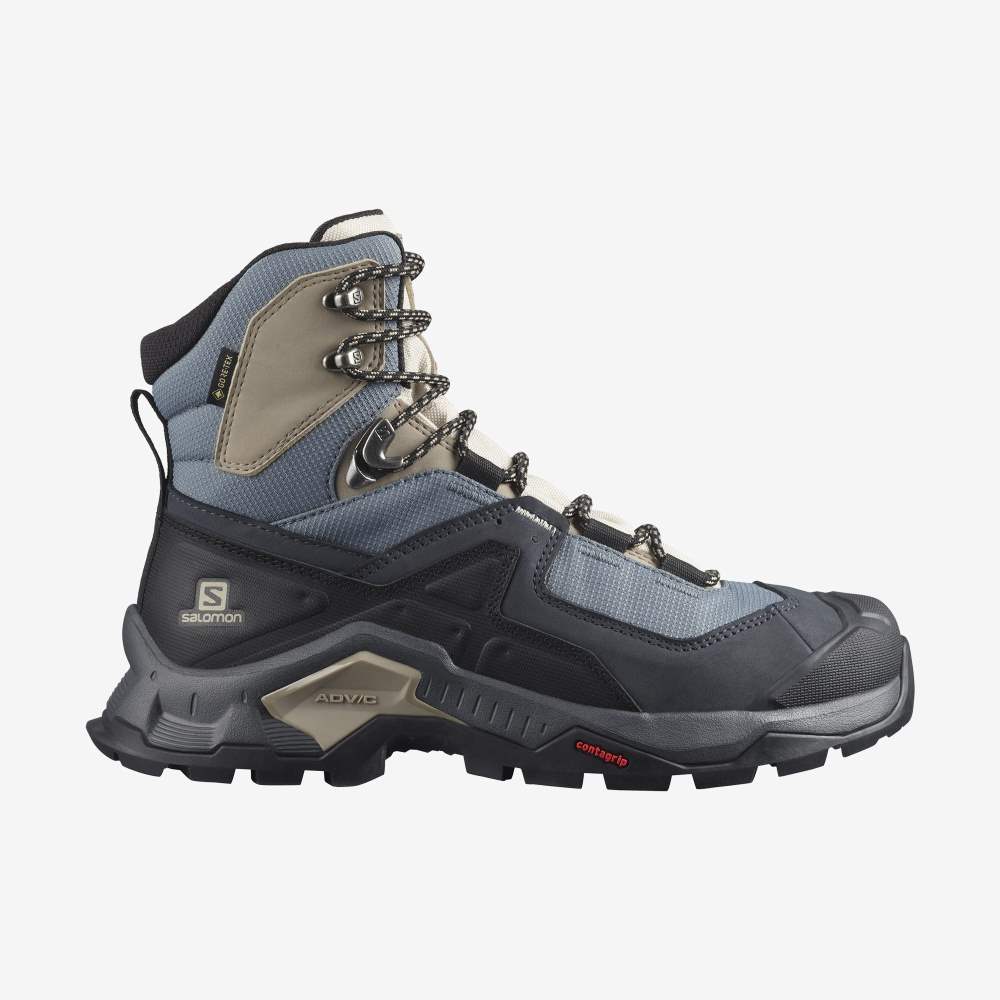 Light Blue Salomon Quest Element Gore-Tex Women\'s Hiking Shoes | 873694YXP