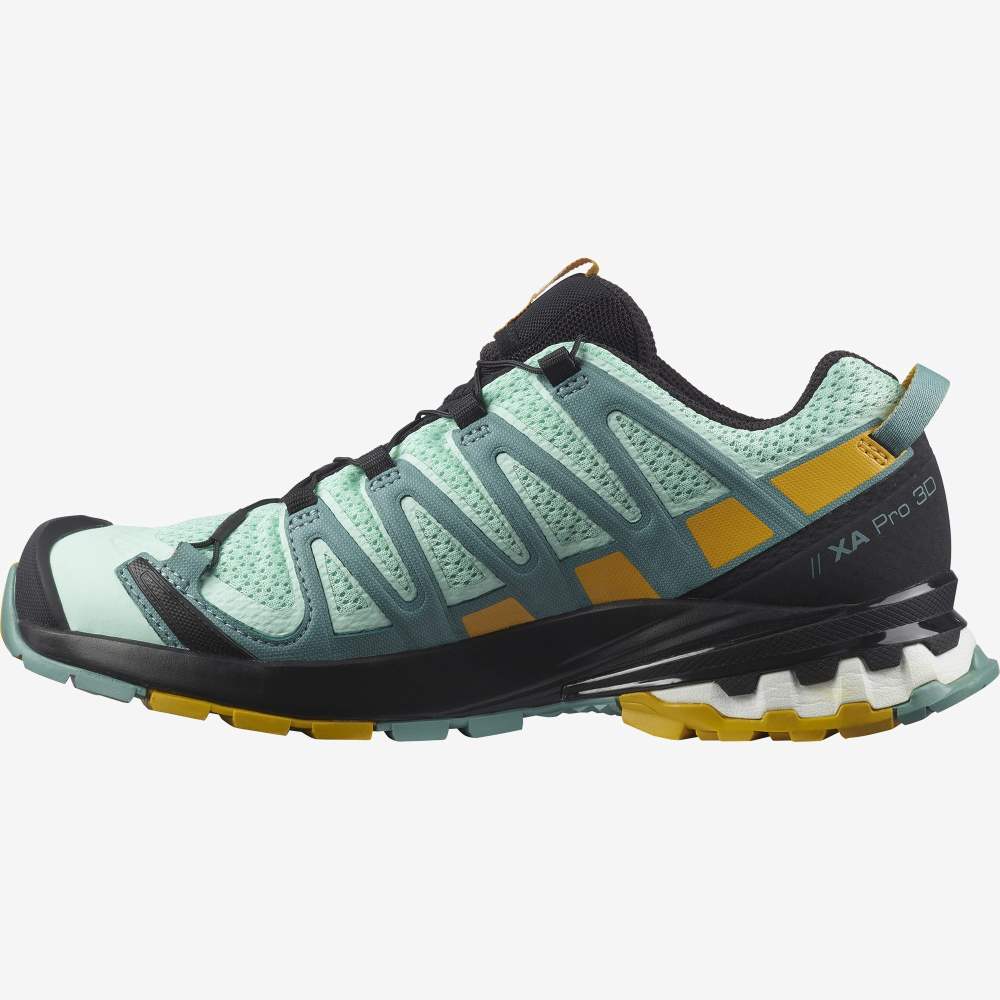 Light Green Salomon Xa Pro 3d V8 Women's Hiking Shoes | 238016UZX