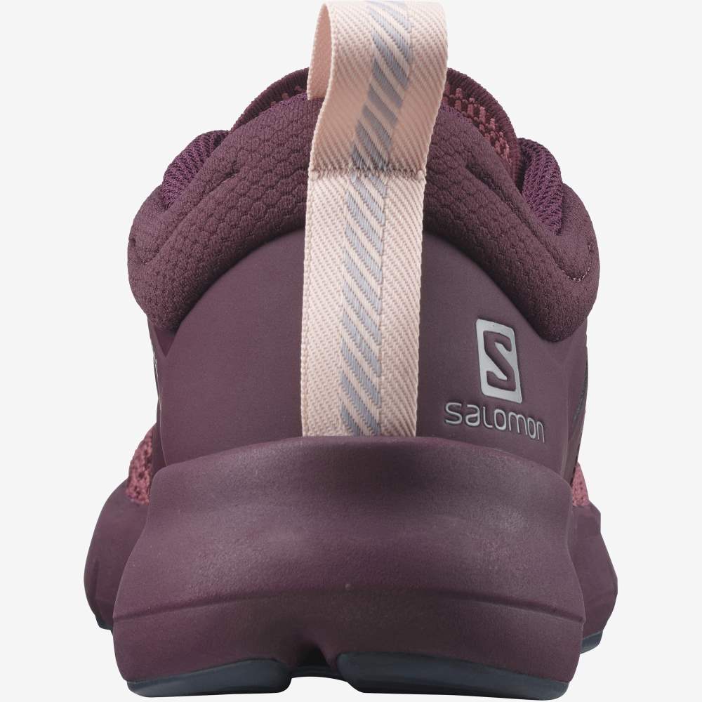 Maroon Salomon Predict Soc 2 Women's Running Shoes | 879564FLK