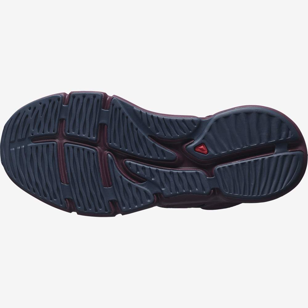 Maroon Salomon Predict Soc 2 Women's Running Shoes | 879564FLK