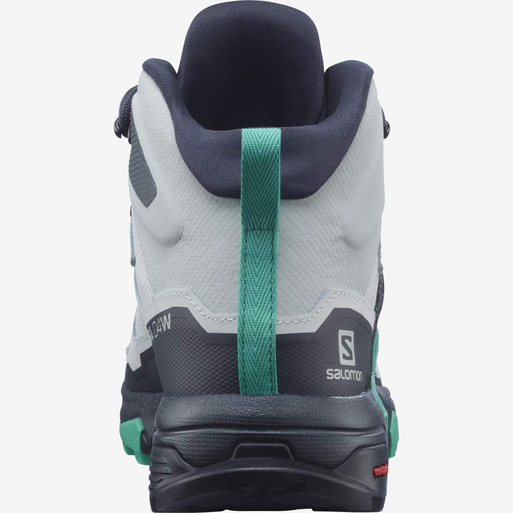 Mint Salomon X Ultra 4 Mid Gore-Tex Women's Hiking Shoes | 852106TSA