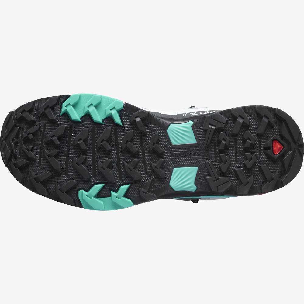 Mint Salomon X Ultra 4 Mid Gore-Tex Women's Hiking Shoes | 852106TSA