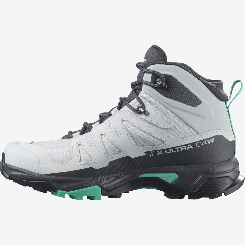 Mint Salomon X Ultra 4 Mid Gore-Tex Women's Hiking Shoes | 852106TSA
