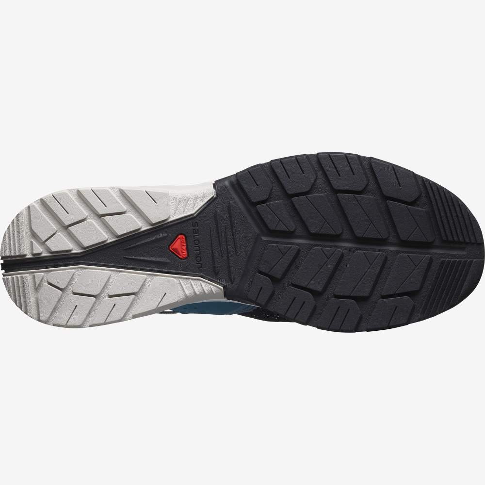 Navy Blue Grey Salomon Tech Amphib 4 Men's Water Shoes | 783910TWI