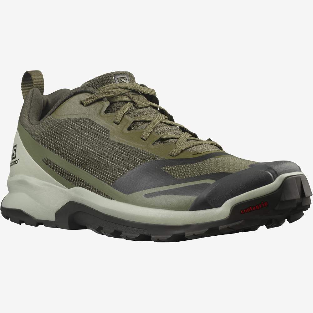 Olive Grey Salomon Xa Collider 2 Men's Trail Running Shoes | 381205SLM