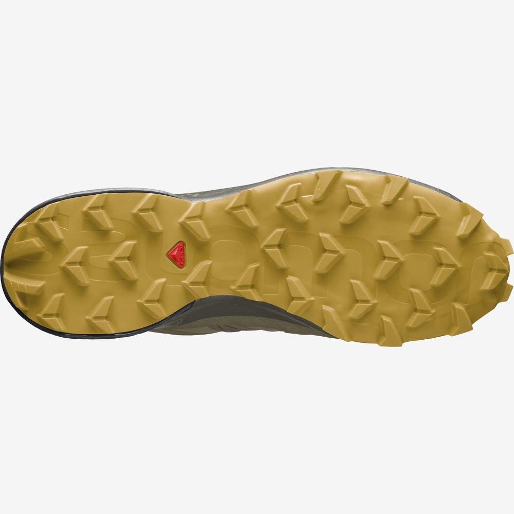 Olive Salomon Speedcross 5 Gore-Tex Men's Trail Running Shoes | 095432EGI