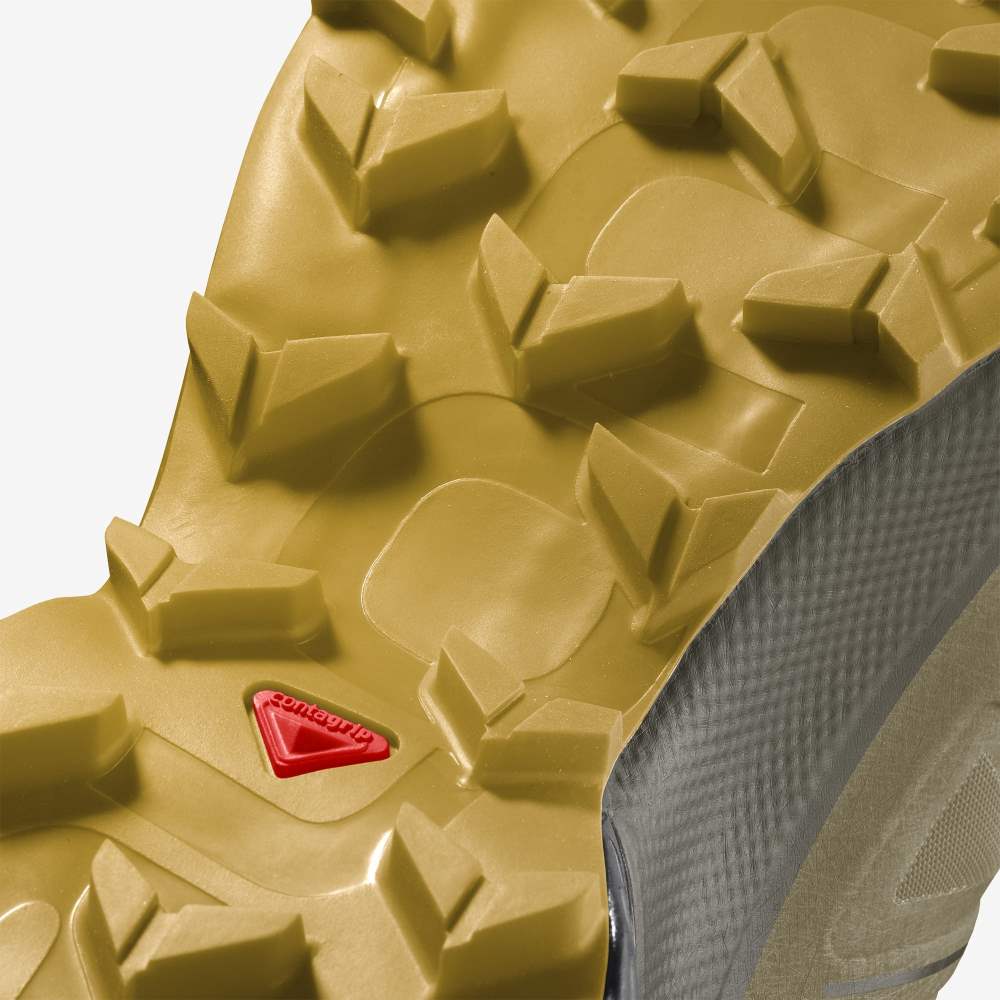 Olive Salomon Speedcross 5 Gore-Tex Men's Trail Running Shoes | 095432EGI