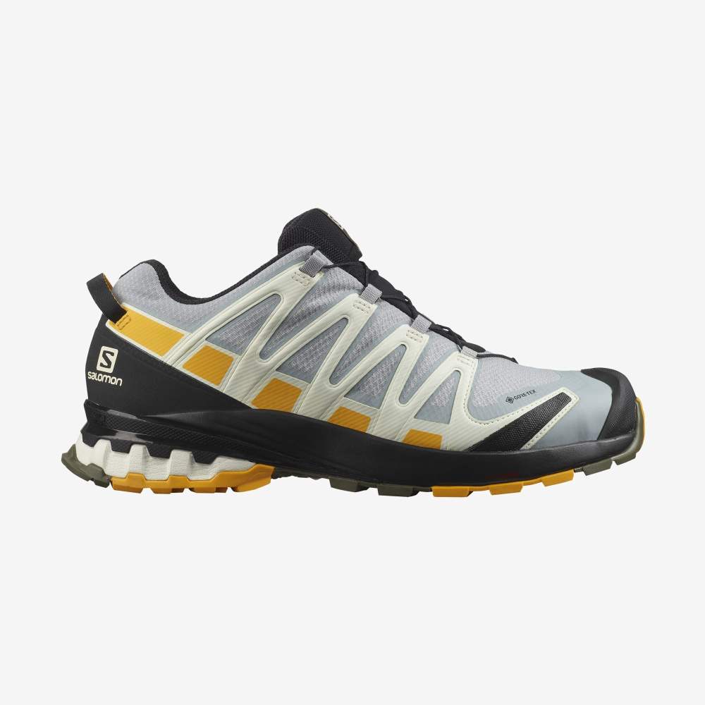 Olive Salomon Xa Pro 3d V8 Gore-Tex Men\'s Hiking Shoes | 682735DMN