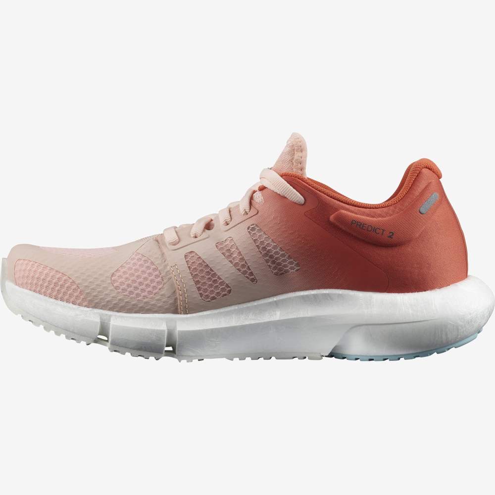Orange Blue Salomon Predict 2 Women's Running Shoes | 762034AXJ
