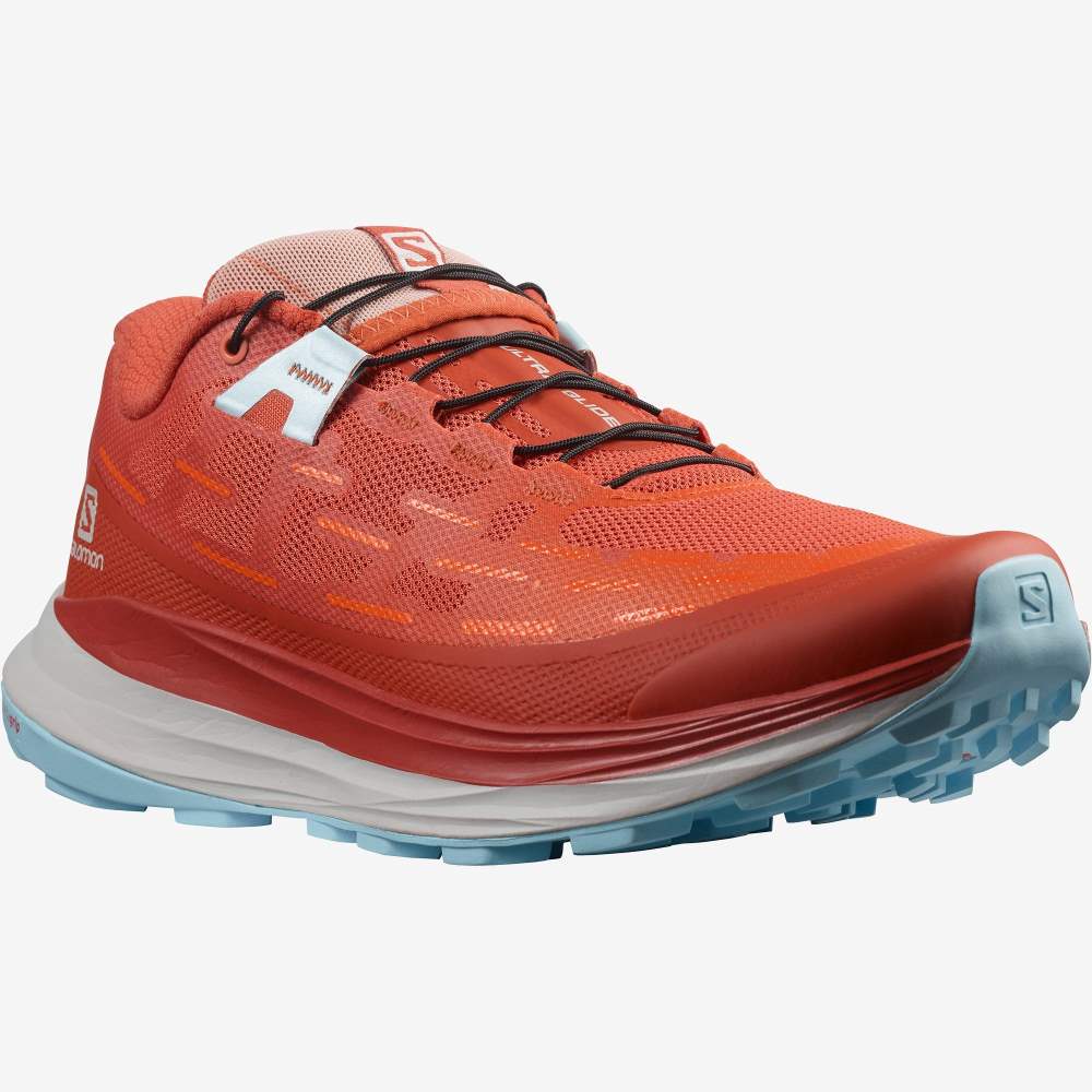 Orange Blue Salomon Ultra Glide Women's Trail Running Shoes | 530174YRG