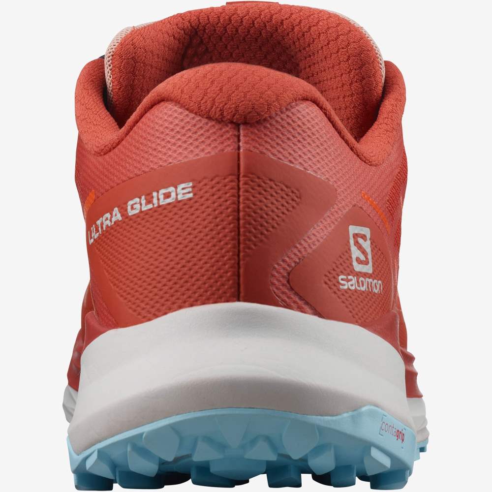 Orange Blue Salomon Ultra Glide Women's Trail Running Shoes | 530174YRG