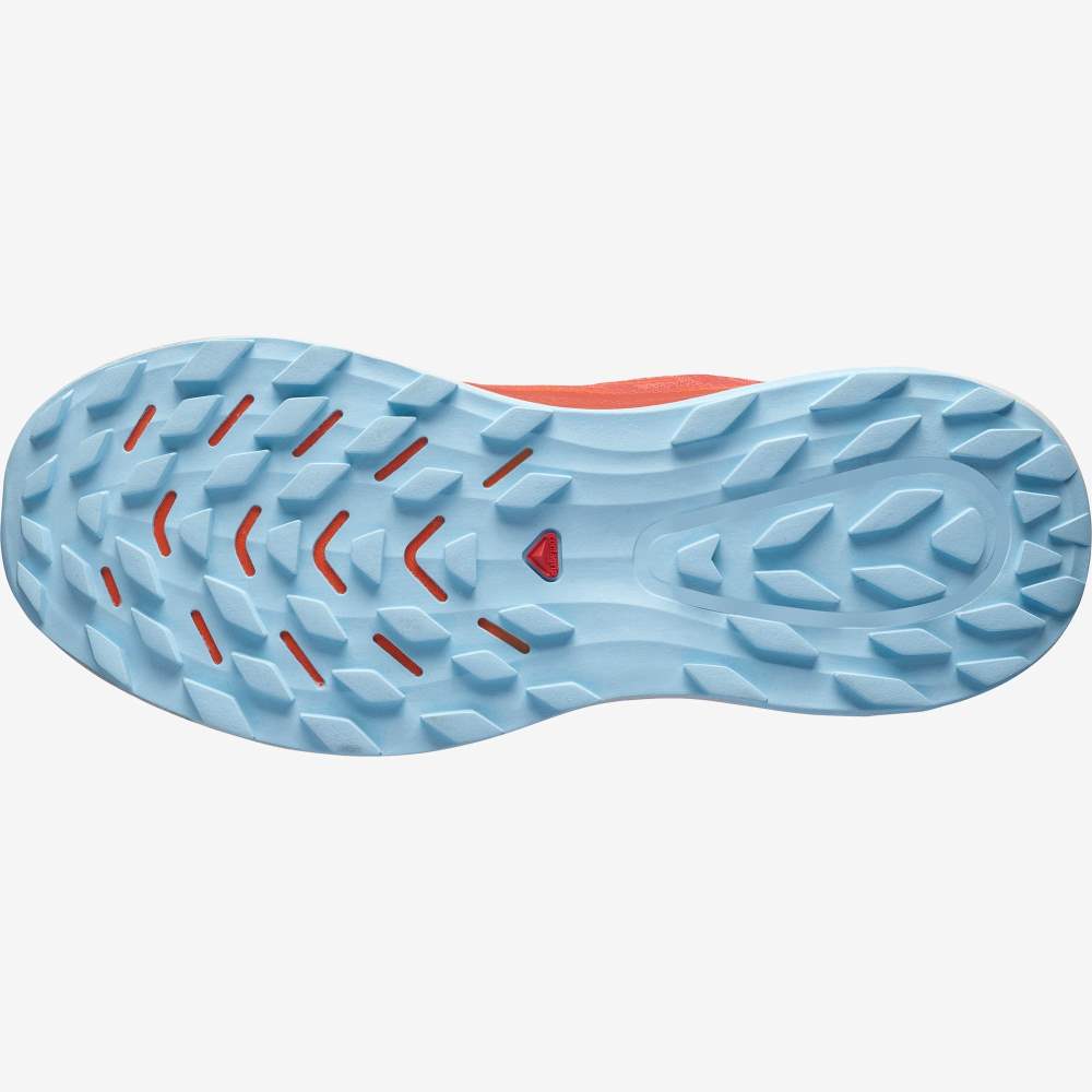 Orange Blue Salomon Ultra Glide Women's Trail Running Shoes | 530174YRG