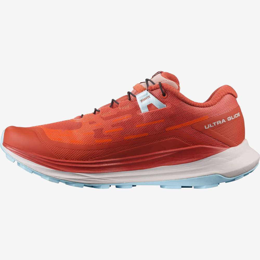 Orange Blue Salomon Ultra Glide Women's Trail Running Shoes | 530174YRG