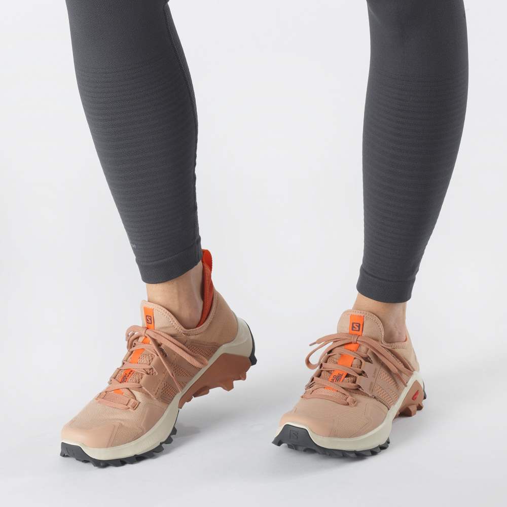 Orange Salomon Madcross Women's Trail Running Shoes | 293168KCT
