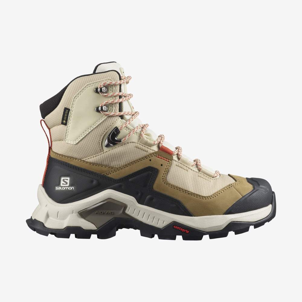 Orange Salomon Quest Element Gore-Tex Women\'s Hiking Shoes | 254719CZJ