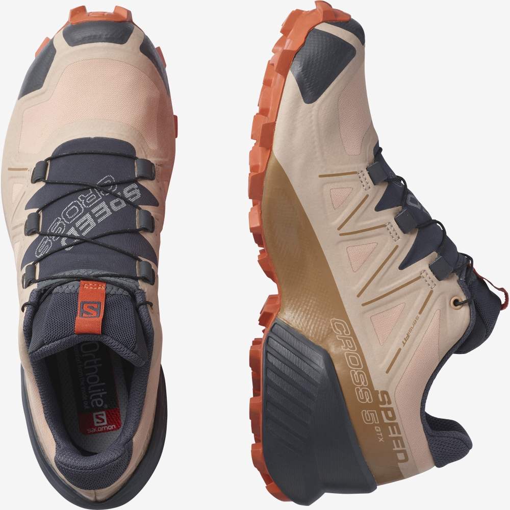 Orange Salomon Speedcross 5 Gore-Tex Women's Trail Running Shoes | 364290PBI