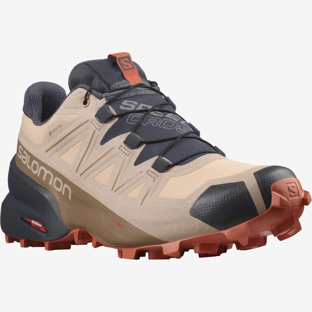 Orange Salomon Speedcross 5 Gore-Tex Women's Trail Running Shoes | 364290PBI