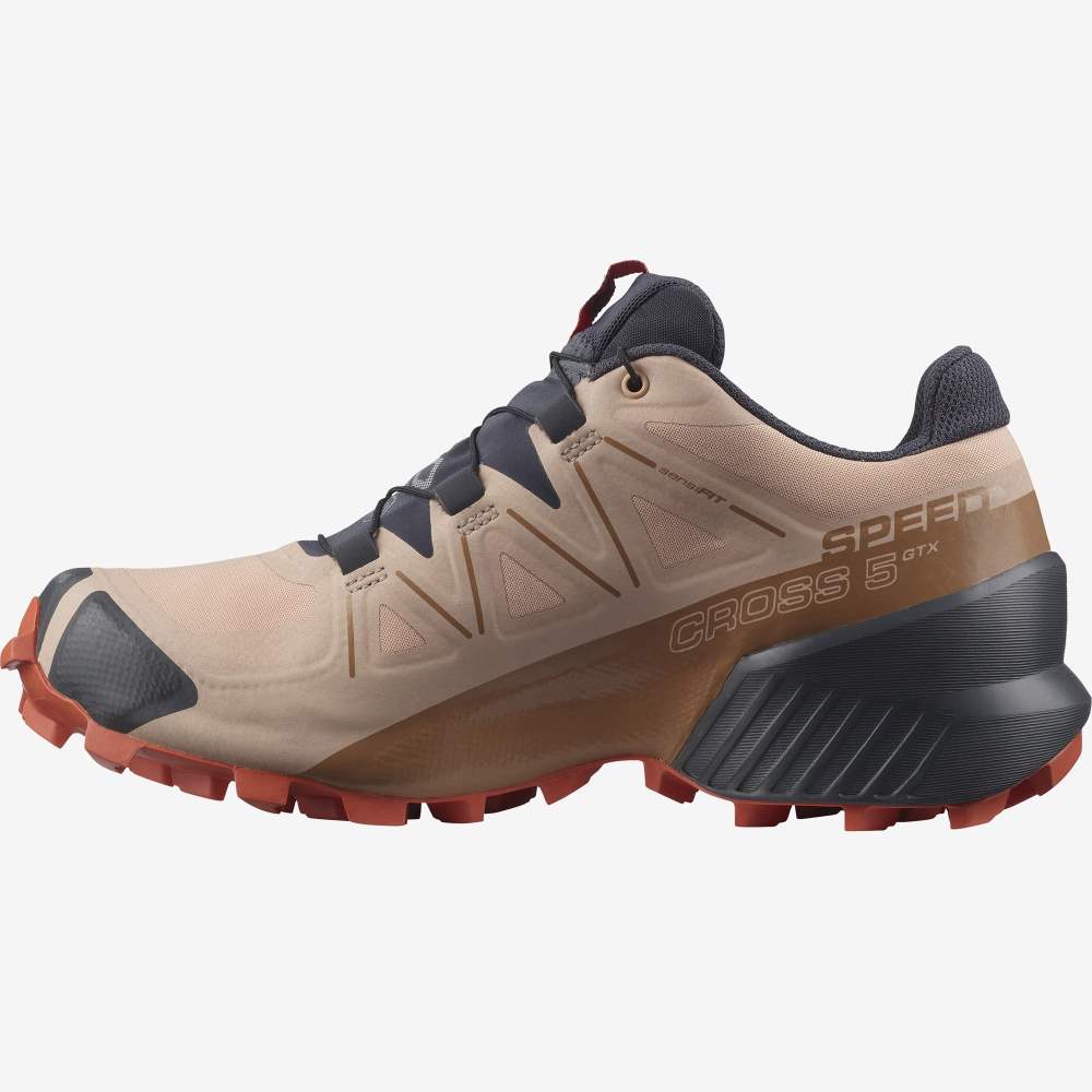 Orange Salomon Speedcross 5 Gore-Tex Women's Trail Running Shoes | 364290PBI