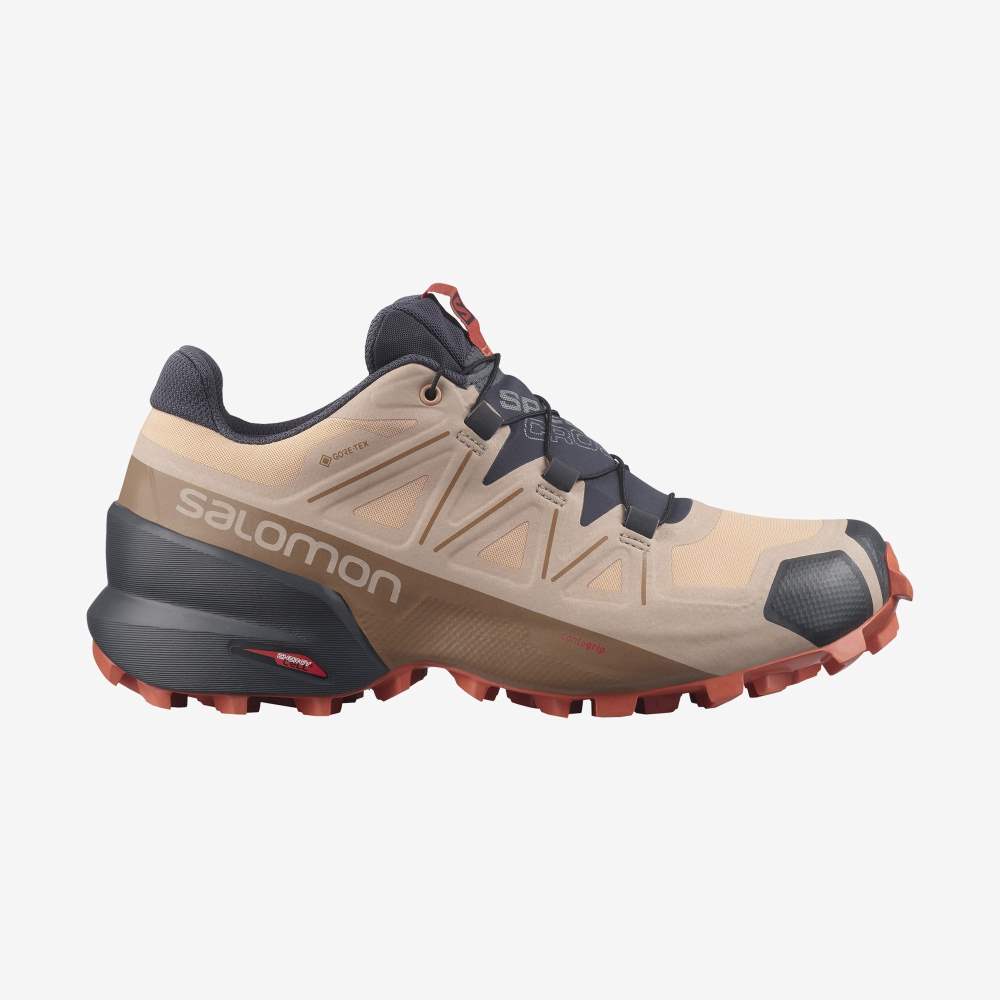 Orange Salomon Speedcross 5 Gore-Tex Women\'s Trail Running Shoes | 364290PBI