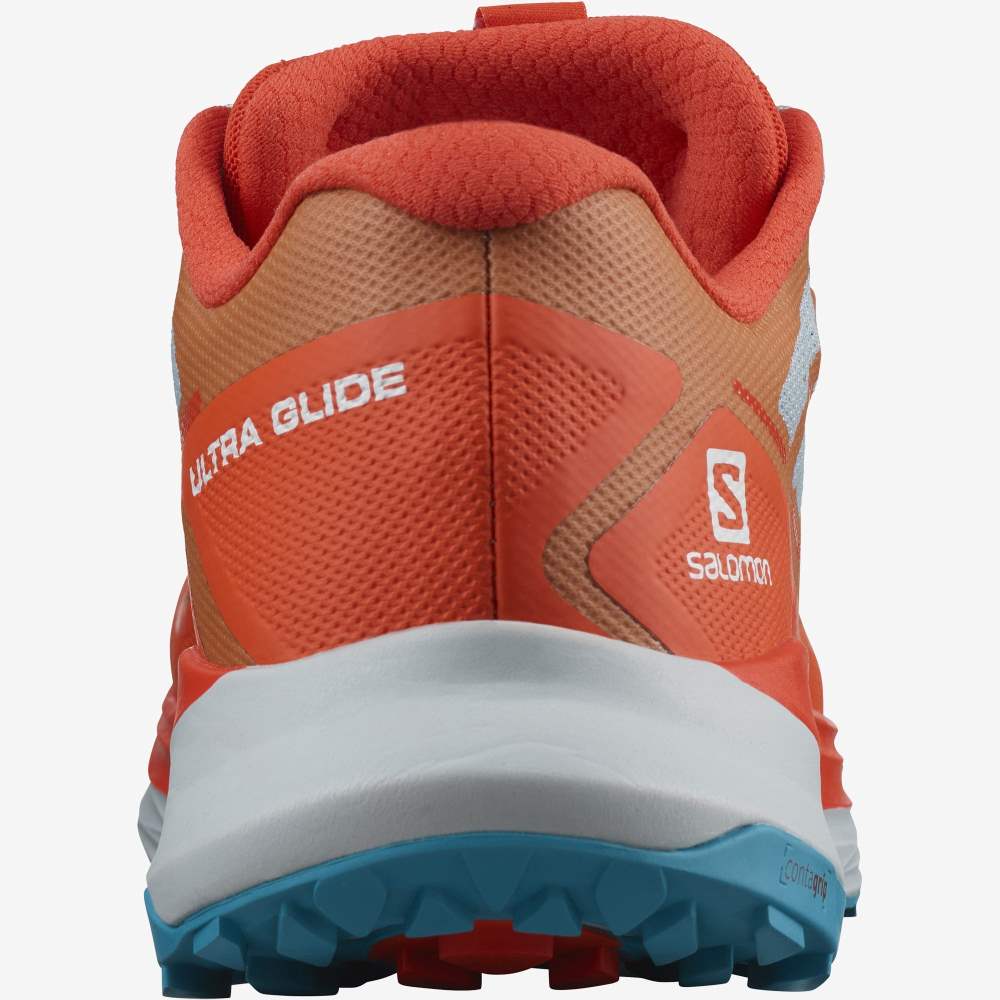 Pink Blue Salomon Ultra Glide Men's Trail Running Shoes | 603521TXM