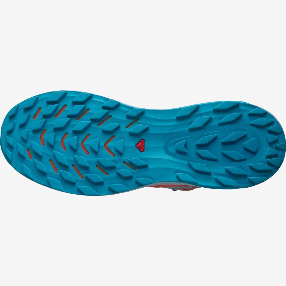 Pink Blue Salomon Ultra Glide Men's Trail Running Shoes | 603521TXM