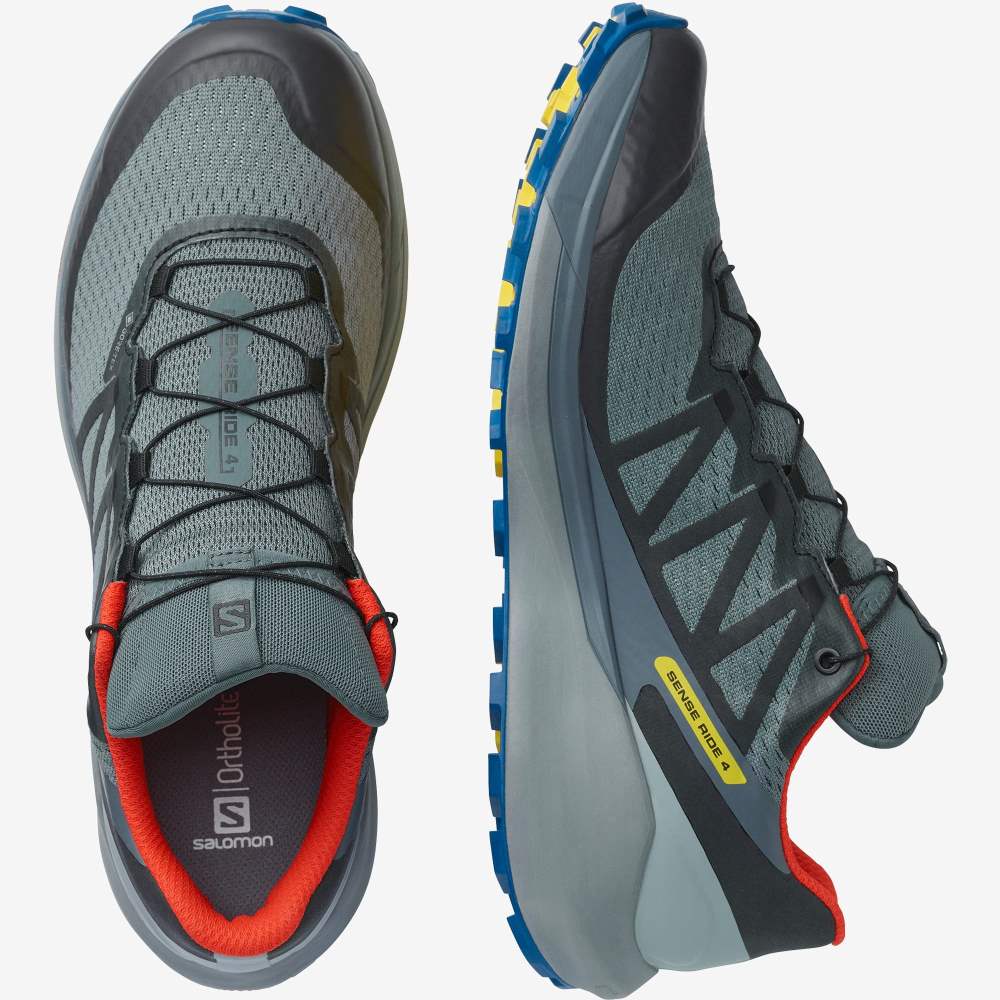 Pink Salomon Sense Ride 4 Gore-Tex Invisible Fit Men's Trail Running Shoes | 145206OTV