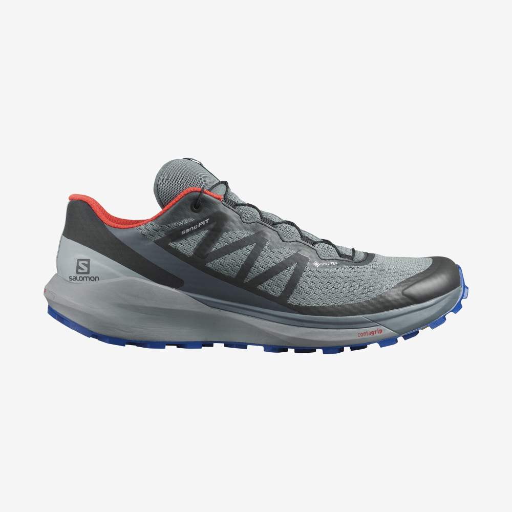 Pink Salomon Sense Ride 4 Gore-Tex Invisible Fit Men\'s Trail Running Shoes | 145206OTV