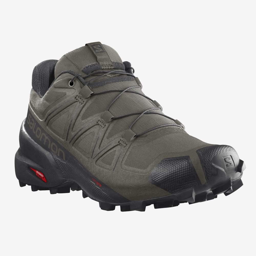 Purple Black Salomon Speedcross 5 Men's Trail Running Shoes | 948506UZY
