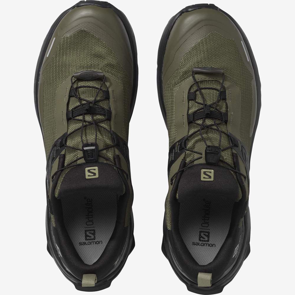 Purple Black Salomon X Raise Gore-Tex Men's Hiking Shoes | 037815MAC