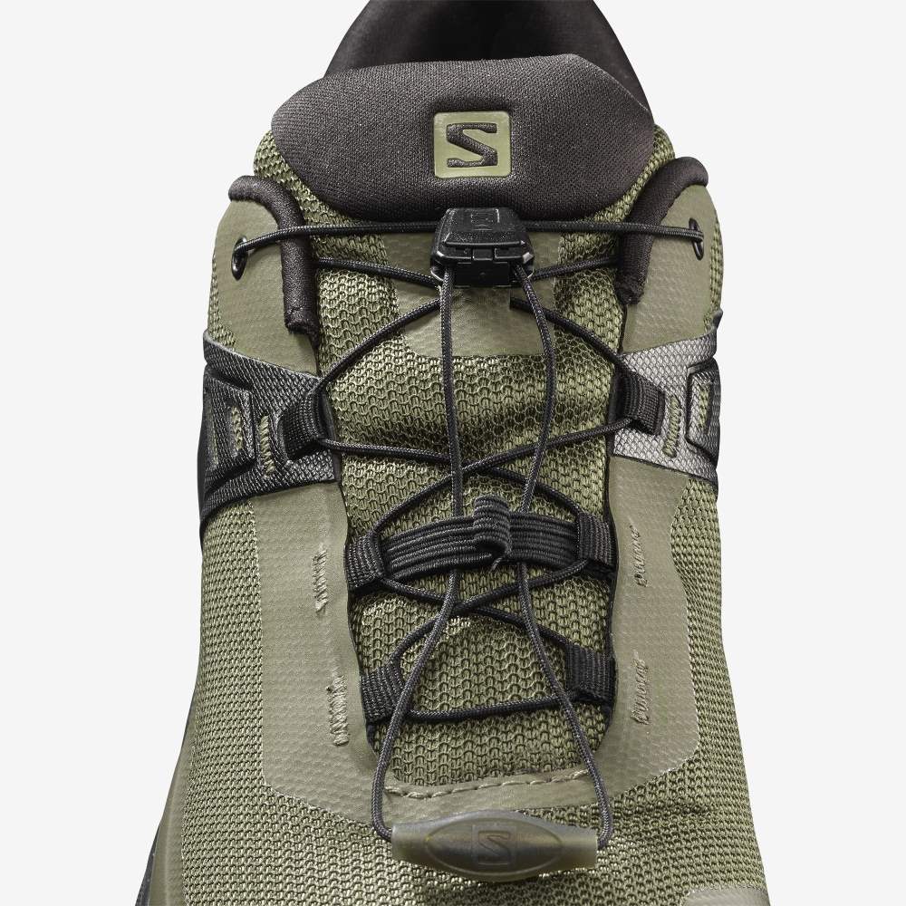 Purple Black Salomon X Raise Gore-Tex Men's Hiking Shoes | 037815MAC