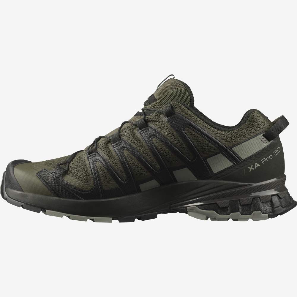 Purple Grey Salomon Xa Pro 3d V8 Men's Hiking Shoes | 941657IWD