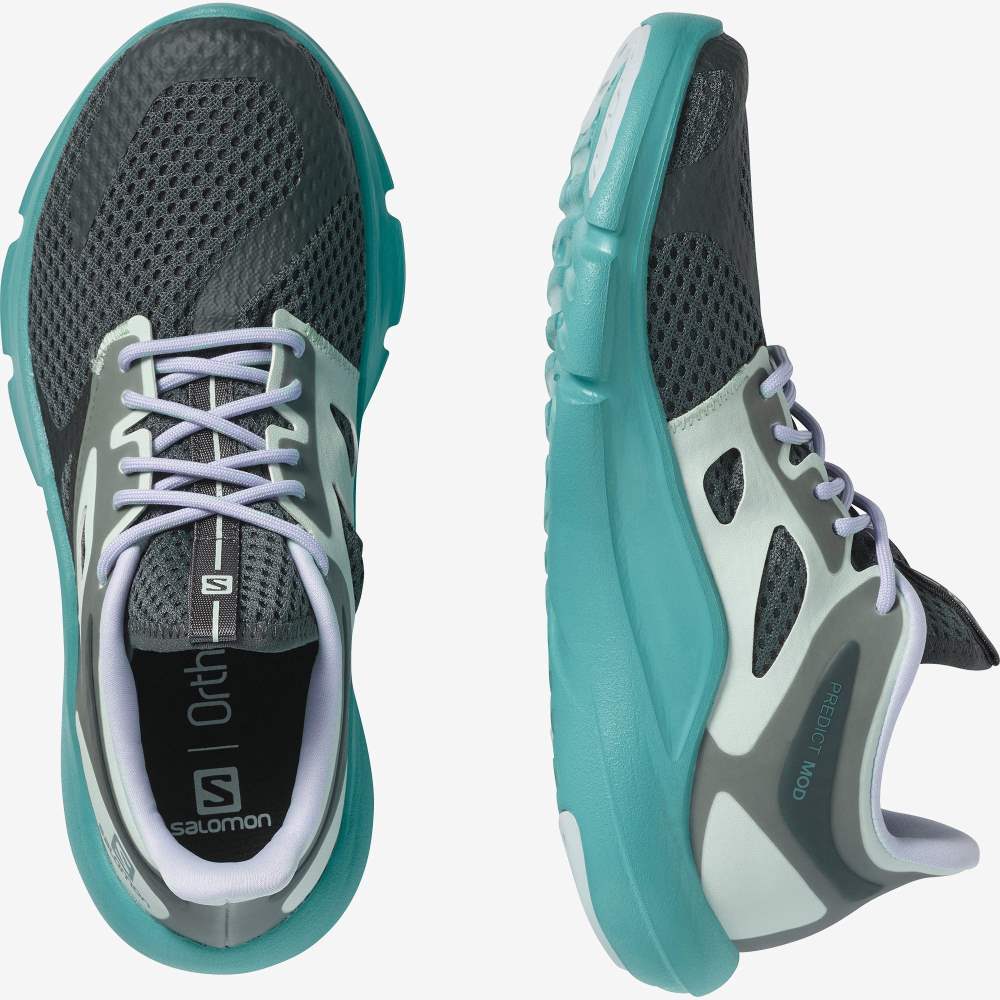 Purple Salomon Predict Mod Women's Running Shoes | 236758QSU