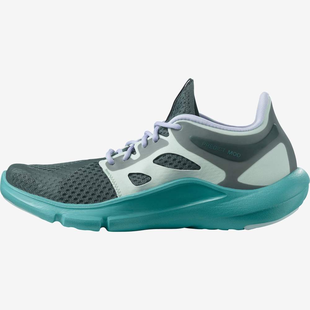 Purple Salomon Predict Mod Women's Running Shoes | 236758QSU