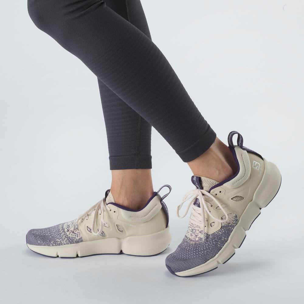 Purple Salomon Predict Soc 2 Women's Running Shoes | 352814FDJ