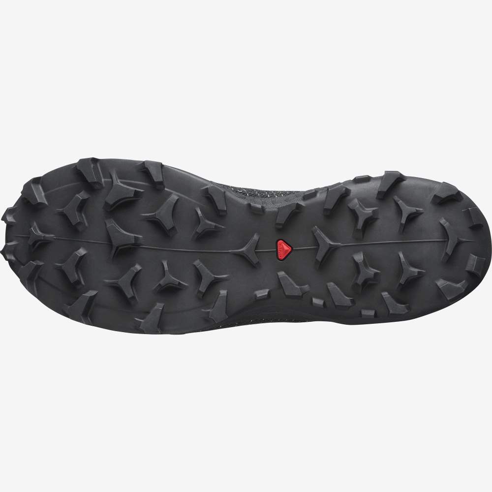 Red Black Salomon Cross /PRO Men's Trail Running Shoes | 218769WZJ