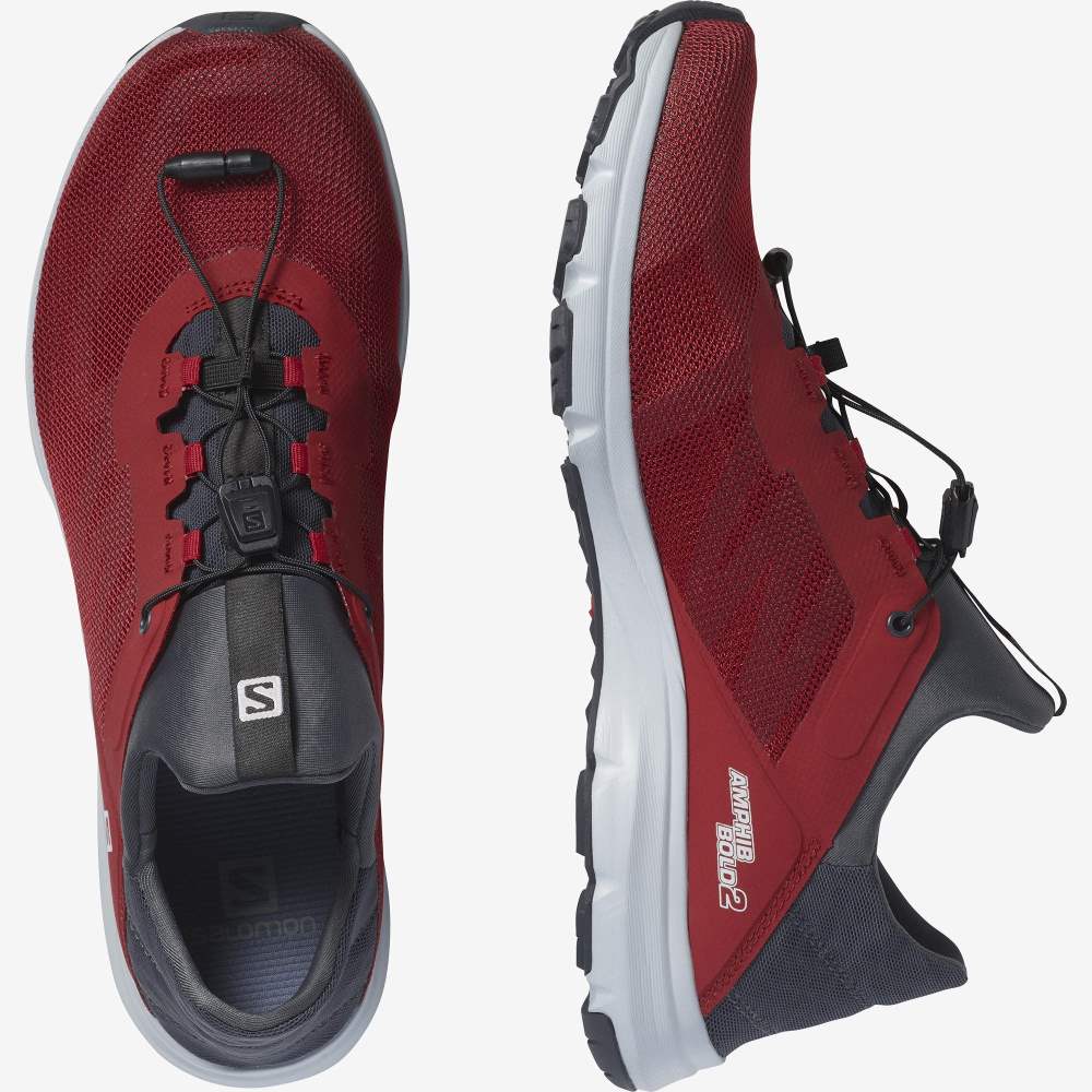 Red Blue Salomon Amphib Bold 2 Men's Water Shoes | 041862RTX