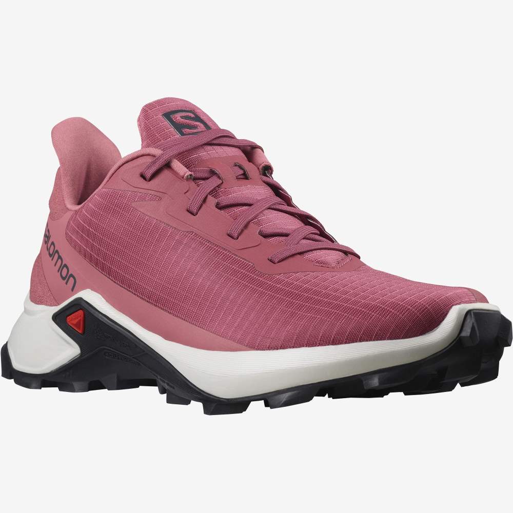 Red Salomon Alphacross 3 Women's Trail Running Shoes | 497510HJF
