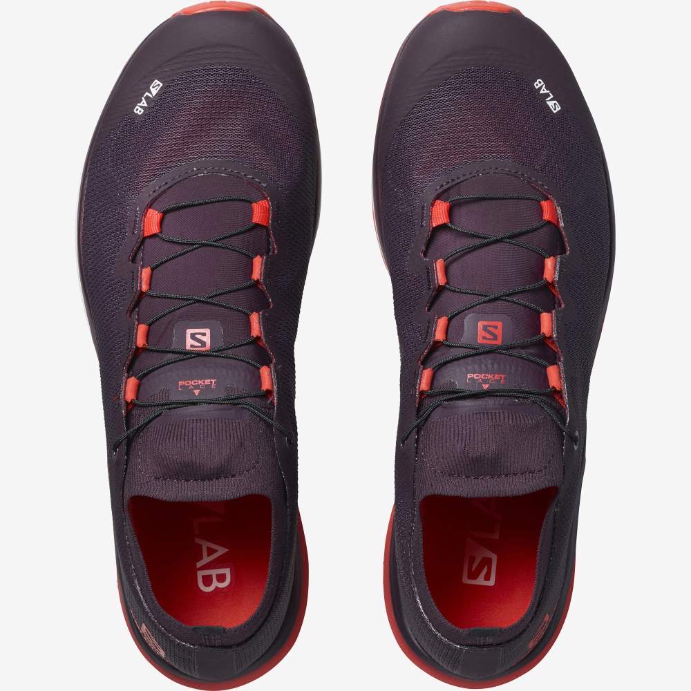 Red Salomon S/Lab Ultra 3 Men's Trail Running Shoes | 524816JIB