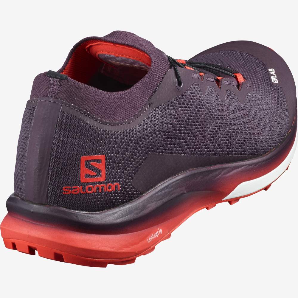 Red Salomon S/Lab Ultra 3 Men's Trail Running Shoes | 524816JIB