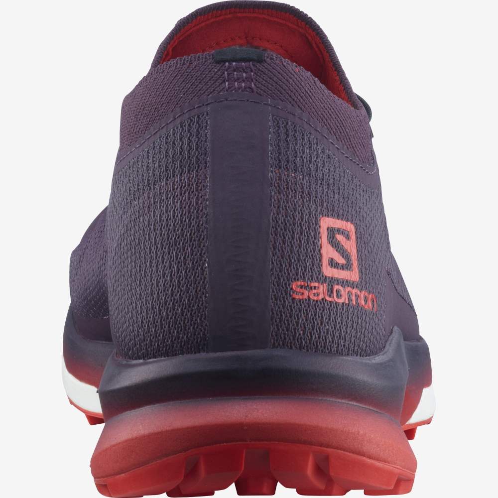 Red Salomon S/Lab Ultra 3 Women's Trail Running Shoes | 976304MDN