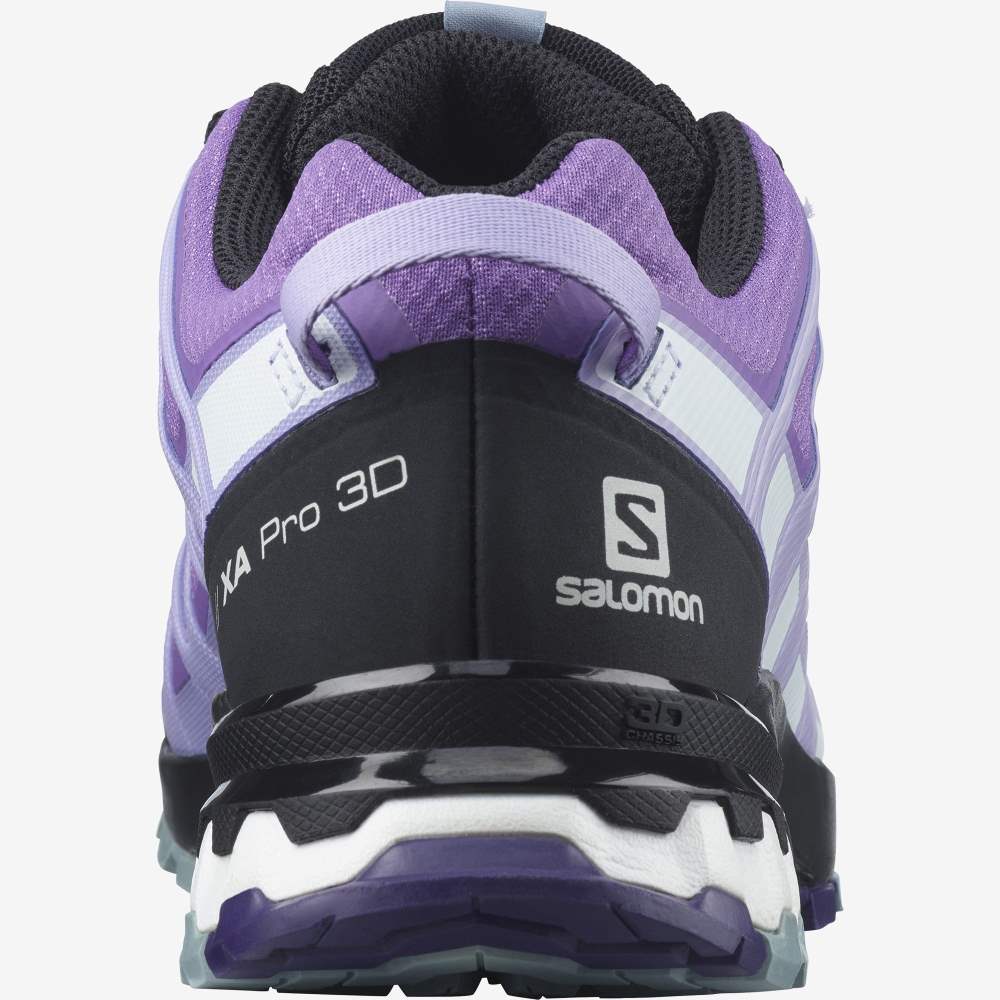 Royal Lavender Salomon Xa Pro 3d V8 Gore-Tex Women's Hiking Shoes | 467501QFZ