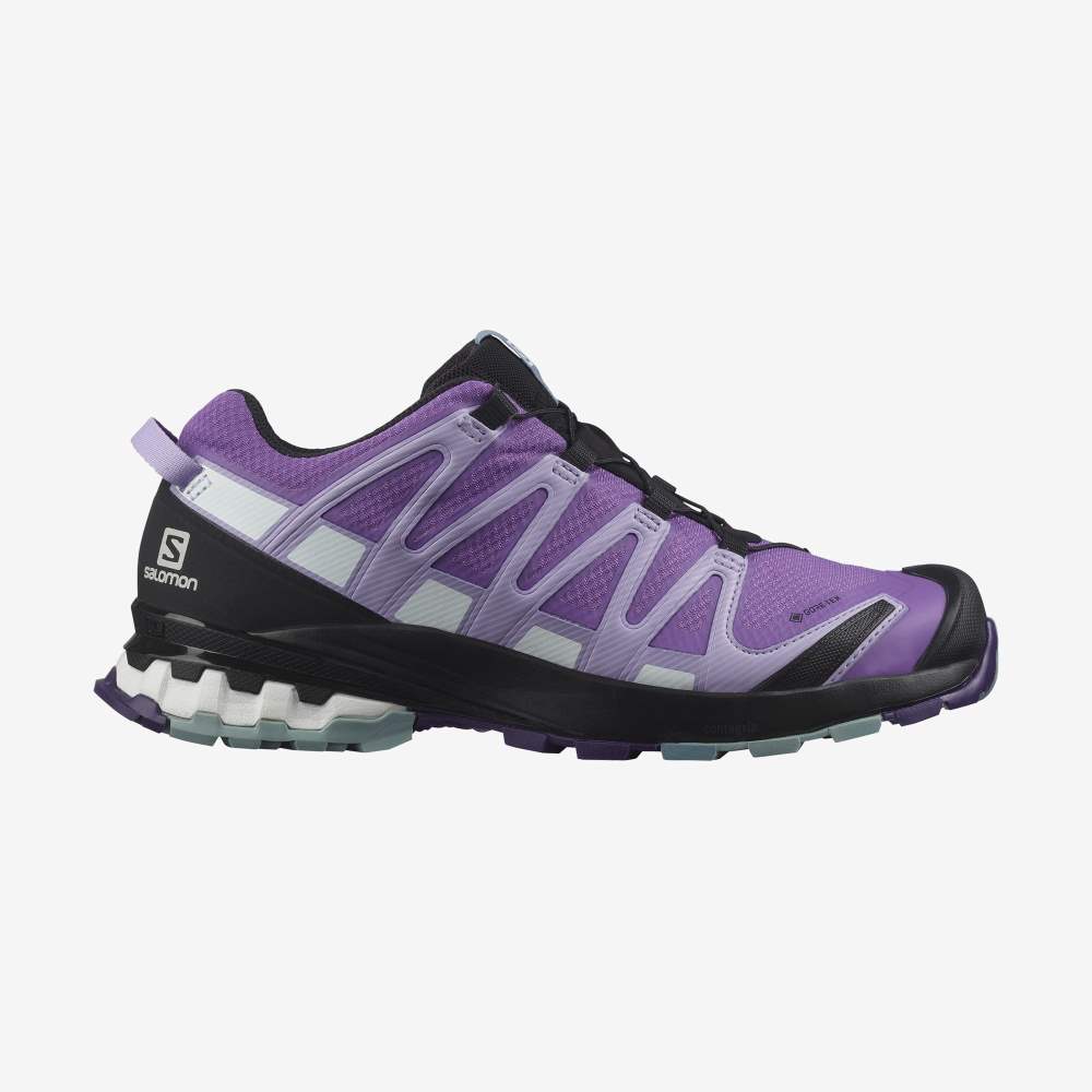 Royal Lavender Salomon Xa Pro 3d V8 Gore-Tex Women\'s Hiking Shoes | 467501QFZ